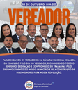 1º de Outubro – Dia do Vereador: Homenagem e Reconhecimento ao Trabalho Legislativo 1º de Outubro – Dia do Vereador: Homenagem e Reconhecimento ao Trabalho Legislativo